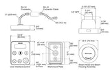 STEAM GENERATOR CONTROL KIT - KOHLER LUXURY - ( POLISHED CHROME - LUXURY - 0x15 mm - 0inchX0.5inch )
