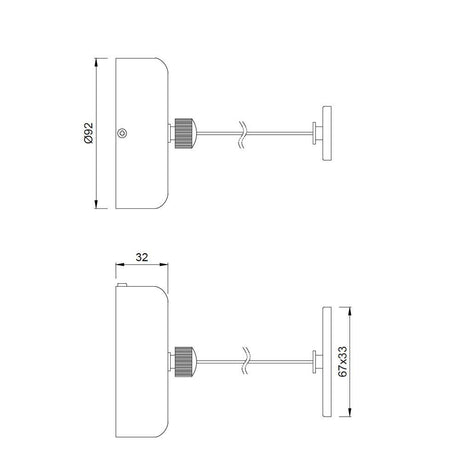 CLOTH LINER RETRACTABLE - JAQUAR FAUCETS - ( CHROME - ACC.HOTELIER SERIES - 0x0 mm - 0inchX0inch )