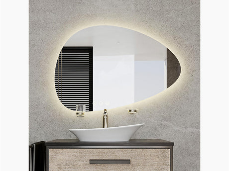 MODERNLIFE TM ASYMMETRICAL LIGHTED MIRROR - KOHLER LUXURY -  (  - LUXURY - 802x549 mm - 32.08inchX21.96inch )