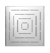 MAZE OVER HEAD SHOWER SQUARE - IPM -  ( CHROME - ALLIED - 250x250 mm - 10inchX10inch )