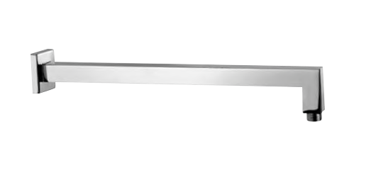 BRASS SHWR ARM SQR.600MM W/ FLANGE - IPM -  ( CHROME - ALLIED - 0x15 mm - 0inchX0.6inch )