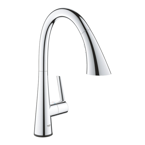 ZEDRA TOUCH 1-HANDLE KITCHEN MIXER, C-SPOUT TRIPLE SPRAY - GROHE -  ( CHROME - G5 - ZEDRA - 0x15 mm - 0inchX0.5inch )