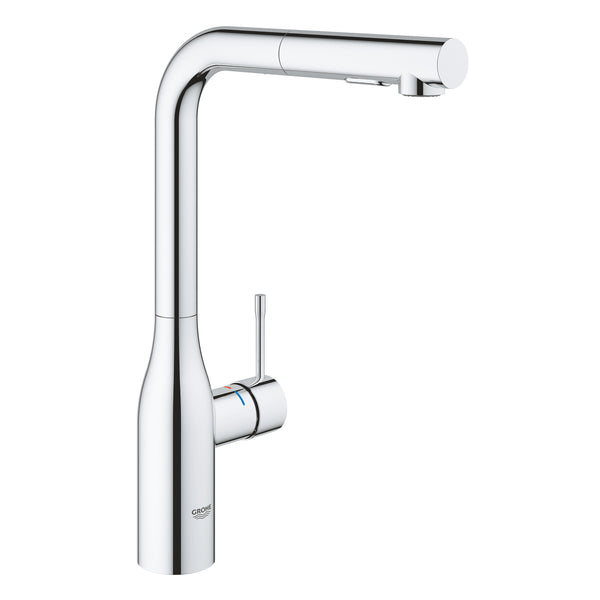 ESSENCE NEW 1-HANDLE KITCHEN MIXER, L SPOUT, PULL OUT - GROHE -  ( CHROME - G4 - ESSENCE - 0x10 mm - 0inchX0.4inch )