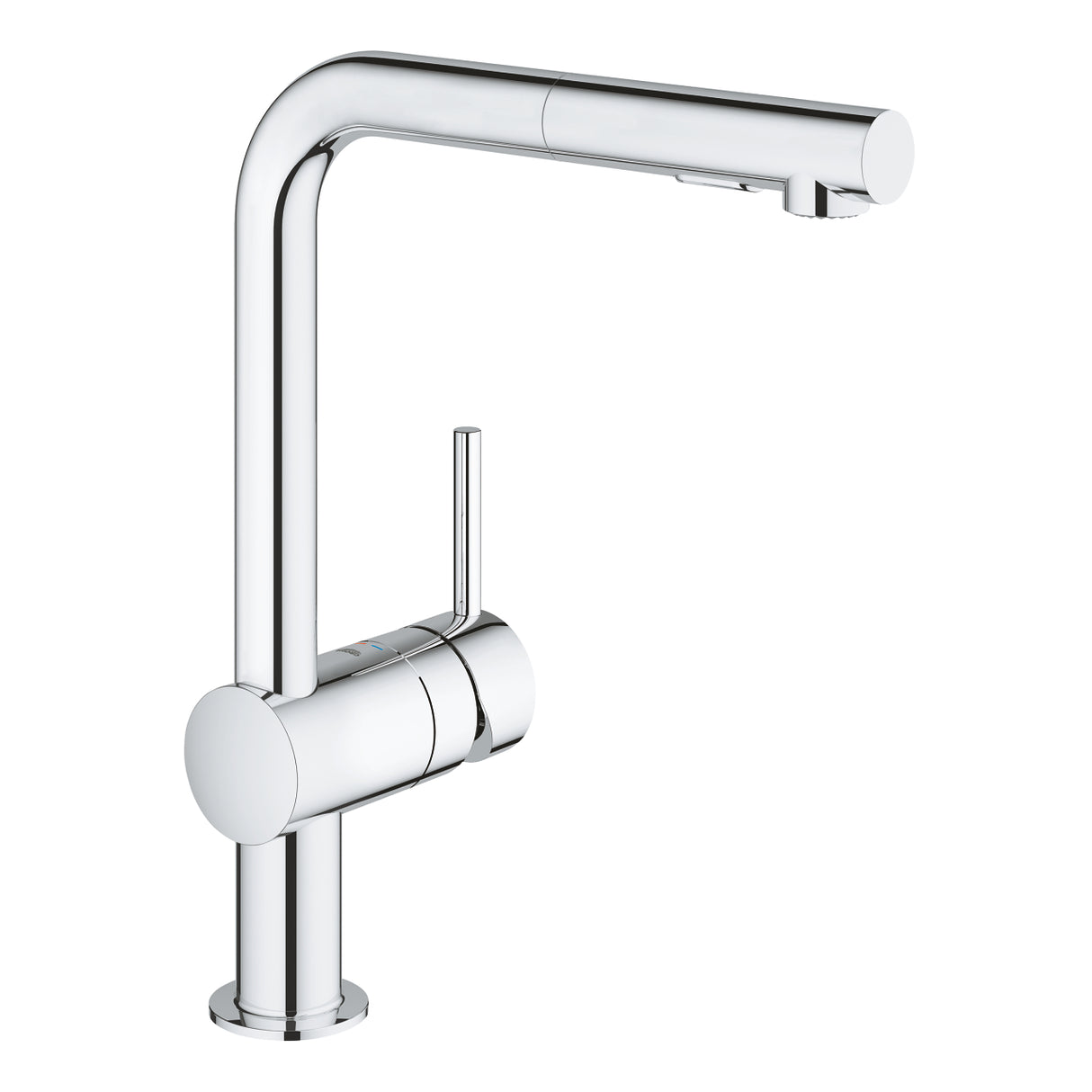 MINTA 1-HANDLE KITCHEN MIXER, L-SPOUT, PULL OUT - GROHE -  ( CHROME - G4 - MINTA - 0x15 mm - 0inchX0.5inch )