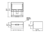 PROLOGUE VANITY CABINET W/O TAP & BASIN - KOHLER LUXURY -  ( NATURAL OAK - LUXURY - 906x581 mm - 36.24inchX23.24inch )