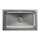1 BOWL WITH OUT DRAIN BOARD (DEPTH 9INHK 1MM - CARYSIL -  ( MATT FINISH - ECH) TLEGANCE - 762x457 mm - 30inchX18inch )