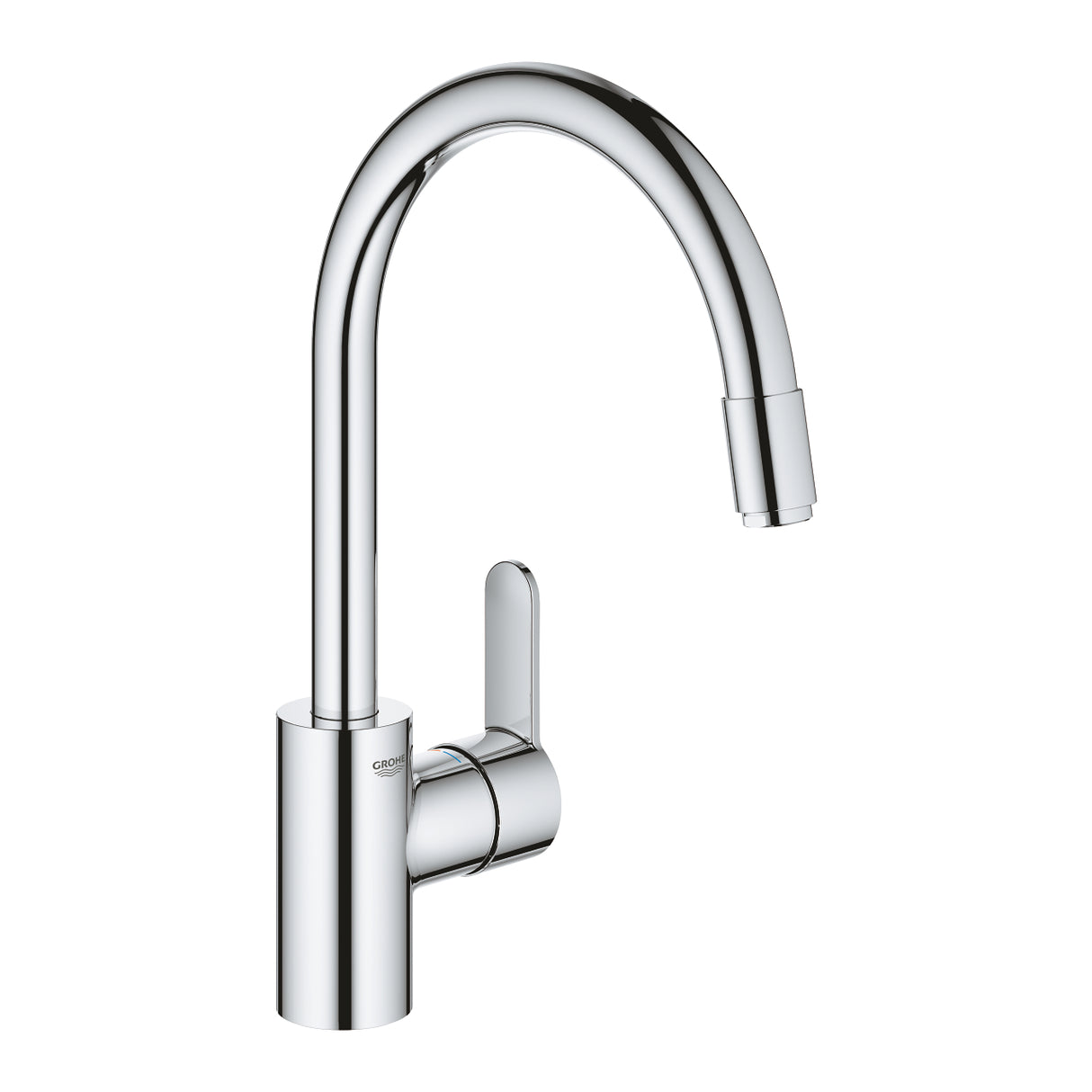 EUROSTYLE COSMOPOLITAN 1-HANDLE KITCHEN MIXER, C-SPOUT, PULL-OUT - GROHE -  ( CHROME - G3 - EUROSTYLE - 0x15 mm - 0inchX0.5inch )