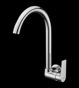 BRASS WALL MOUNTED SINK COCK - AQUANT -  ( CHROME -  - 0x0 mm - 0inchx0inch )