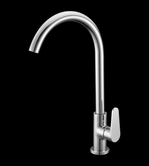 BRASS TABLE MOUNTED SINK COCK - AQUANT -  ( CHROME -  - 0x0 mm - 0inchx0inch )