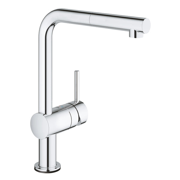 MINTA TOUCH 1-HANDLE KITCHEN MIXER, L-SPOUT, PULL OUT - GROHE -  ( CHROME - G4 - MINTA - 0x10 mm - 0inchX0.4inch )