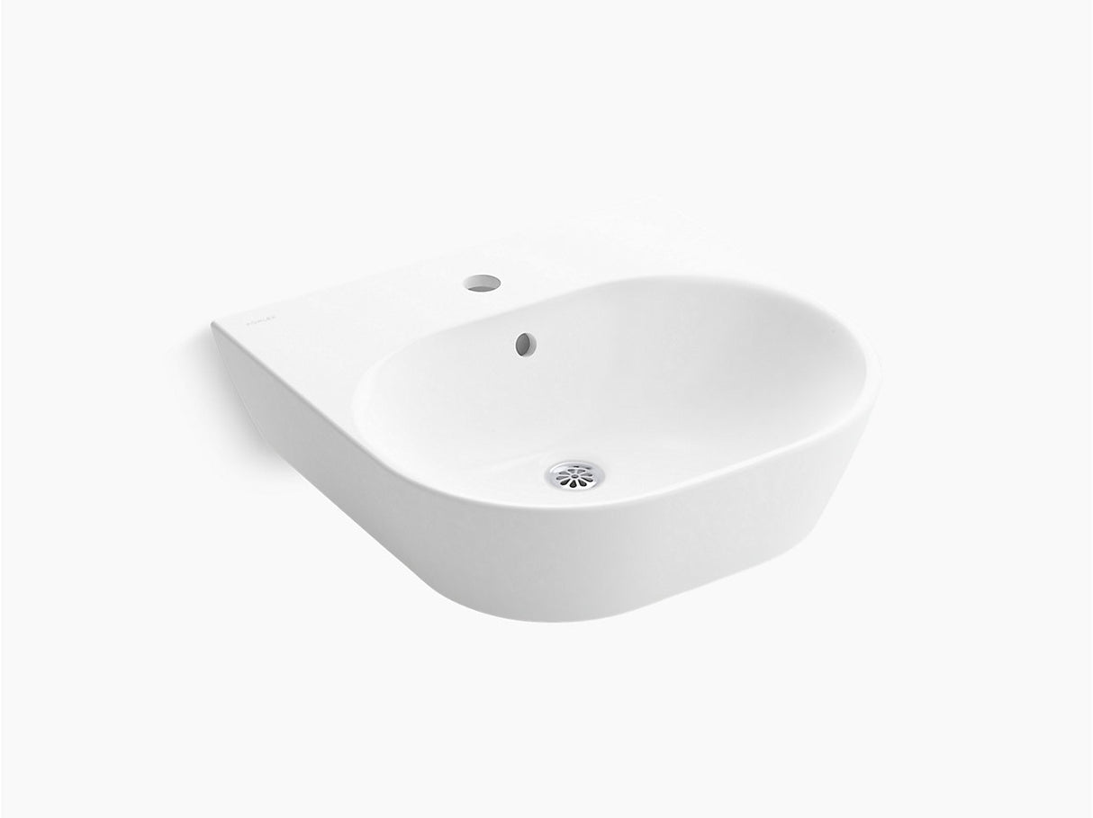 WALL MOUNTED WASH BASIN LAVATORY SMALL SPAN ROUND  W/O PEDESTAL FOR 24560IN-0 - KOHLER POPULAR -  (  - POPULAR - 0x0 mm - 0inchx0inch )
