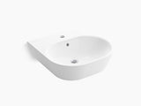 WALL MOUNTED WASH BASIN LAVATORY SMALL SPAN ROUND  W/O PEDESTAL FOR 24560IN-0 - KOHLER POPULAR -  (  - POPULAR - 0x0 mm - 0inchx0inch )