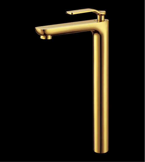 TALL PILLAR COCK - AQUANT -  ( GOLD -  - 0x0 mm - 0inchx0inch )
