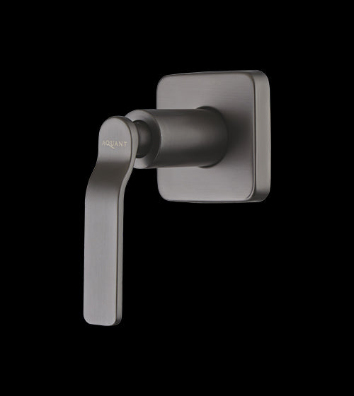 (PRUN) CONC. STOP COCK WITH BRASS FLANGE - AQUANT -  ( GRAPHITE GREY -  - 0x0 mm - 0inchx0inch )