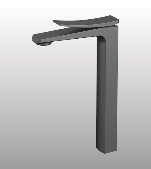 TALL BODY PILLAR COCK FOAM FLOW - AQUANT -  ( GRAPHITE GREY - WAVE SERIES - 0x0 mm - 0inchx0inch )