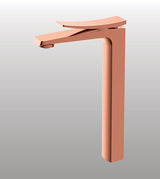 TALL BODY PILLAR COCK FOAM FLOW - AQUANT -  ( ROSE GOLD - WAVE SERIES - 0x0 mm - 0inchx0inch )