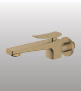 BRASS BIB COCK - AQUANT -  ( BRUSHED GOLD - WAVE SERIES - 0x0 mm - 0inchx0inch )