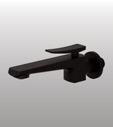 BRASS BIB COCK - AQUANT -  ( MATT BLACK - WAVE SERIES - 0x0 mm - 0inchx0inch )