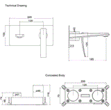 BRASS WALL BASIN FAUCET (COLD WATER) - AQUANT -  ( ROSE GOLD -  - 0x0 mm - 0inchx0inch )