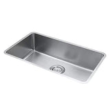 UMDERMOUNT SQUAR SS SINK (DEPTH 9INCH) WITH WASTE COUPLING - FUTURA -  ( SATIN -  - 780x450 mm - 31.2inchX18inch )