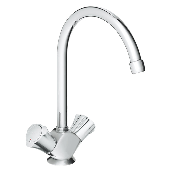 COSTA L 2-HANDLE DECK-MOUNT KITCHEN MIXER - GROHE -  ( CHROME - G3 - COSTA - 0x10 mm - 0inchX0.4inch )