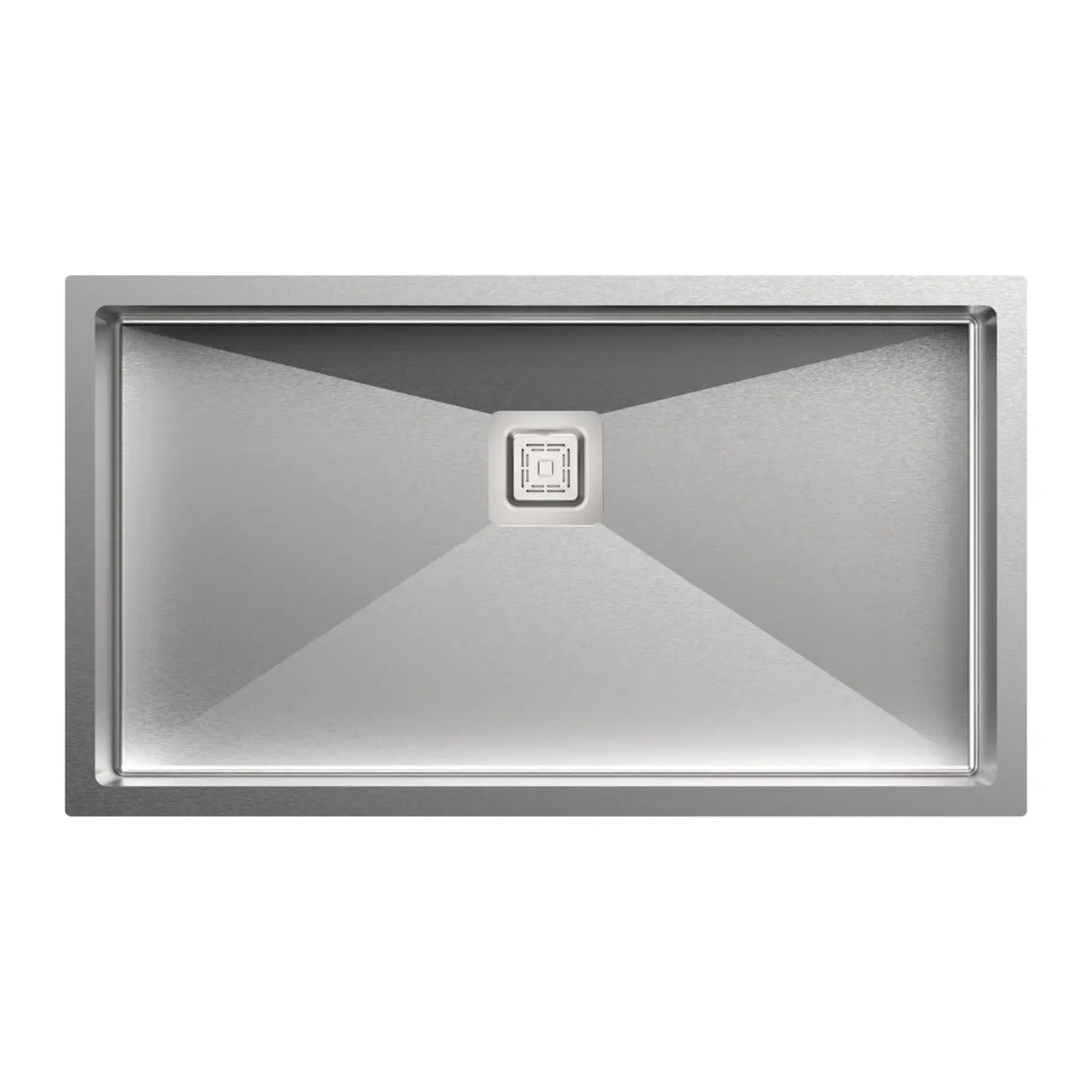 1 BOWL W/O DRAIN BROARD (DEPTH 9INCH) THK 1MM - CARYSIL -  ( MATT - MICRO RADIUS R10 - 780x430 mm - 31inchX17inch )