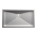 1 BOWL W/O DRAIN BROARD (DEPTH 9INCH) THK 1MM - CARYSIL -  ( MATT - MICRO RADIUS R10 - 780x430 mm - 31inchX17inch )