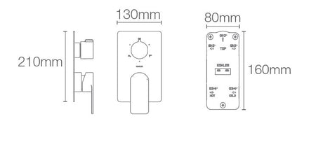 PARALLEL AT 360 TRIM+VALVE - KOHLER PREMIUM -  ( ROSE GOLD - PREMIUM - 0x0 mm - 0inchx0inch )