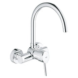 CONCETTO 1-HANDLE WALL-MOUNT KITCHEN MIXER, SWIVEL - GROHE -  ( CHROME - G3 - CONCETTO - 0x15 mm - 0inchX0.5inch )