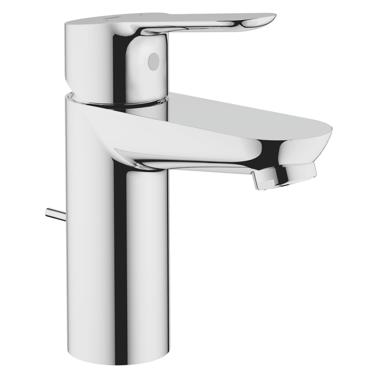 BAUEDGE 1-HANDLE BASIN MIXER WITH POP-UP, S SIZE - GROHE-G2 -  ( CHROME - G2 - BAUCOSMOPOLITAN - 0x15 mm - 0inchX0.6inch )