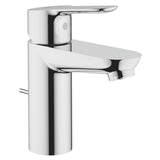 BAUEDGE 1-HANDLE BASIN MIXER WITH POP-UP, S SIZE - GROHE-G2 -  ( CHROME - G2 - BAUCOSMOPOLITAN - 0x15 mm - 0inchX0.6inch )