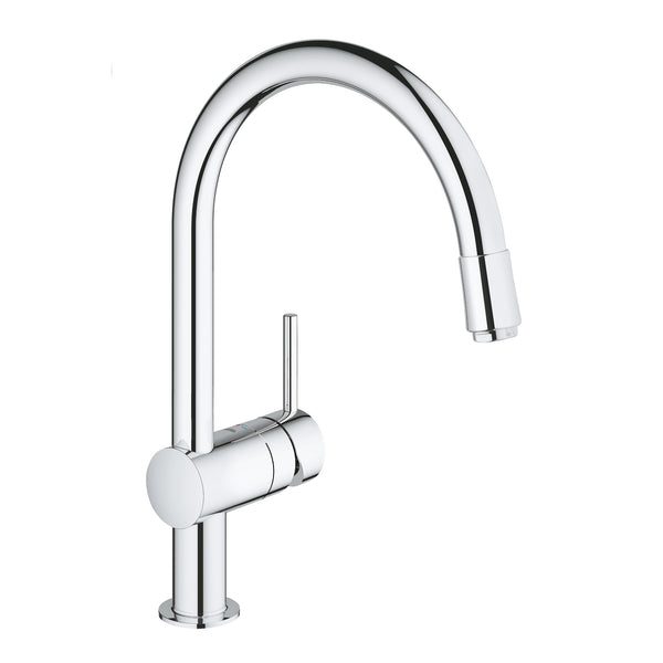 MINTA 1-HANDLE KITCHEN MIXER, C-SPOUT, PULL-OUT - GROHE -  ( CHROME - G4 - MINTA - 0x15 mm - 0inchX0.5inch )