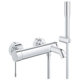 ESSENCE 1-HANDLE BATH/SHOWER MIXER, EXPOSED - GROHE -  ( CHROME - G4 - ESSENCE - 0x15 mm - 0inchX0.6inch )