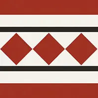 HISTO TERRA BORDER MATT - SIMPOLO-TILES -  (  - TINY TILE MATT - 198x198 mm - 7.8inchX7.8inch )