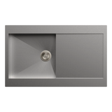 1 BOWL WITH DRAINBOARD (DEPTH 8INCH) THK 1MM - CARYSIL -  ( MATT - REGE - 860x520 mm - 34inchX20inch )