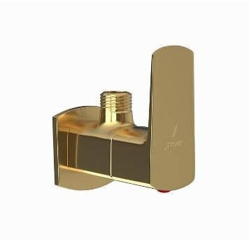 (PRUN) ANGLE COCK WITH FLANGE - JAQUAR FAUCETS -  ( GOLD - KUBIX PRIME - 0x15 mm - 0inchX0.5inch )