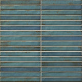 PENCIL RAKU TURQUOISE HL - SPAIN -(350x350 mm - 14inchX14inch )
