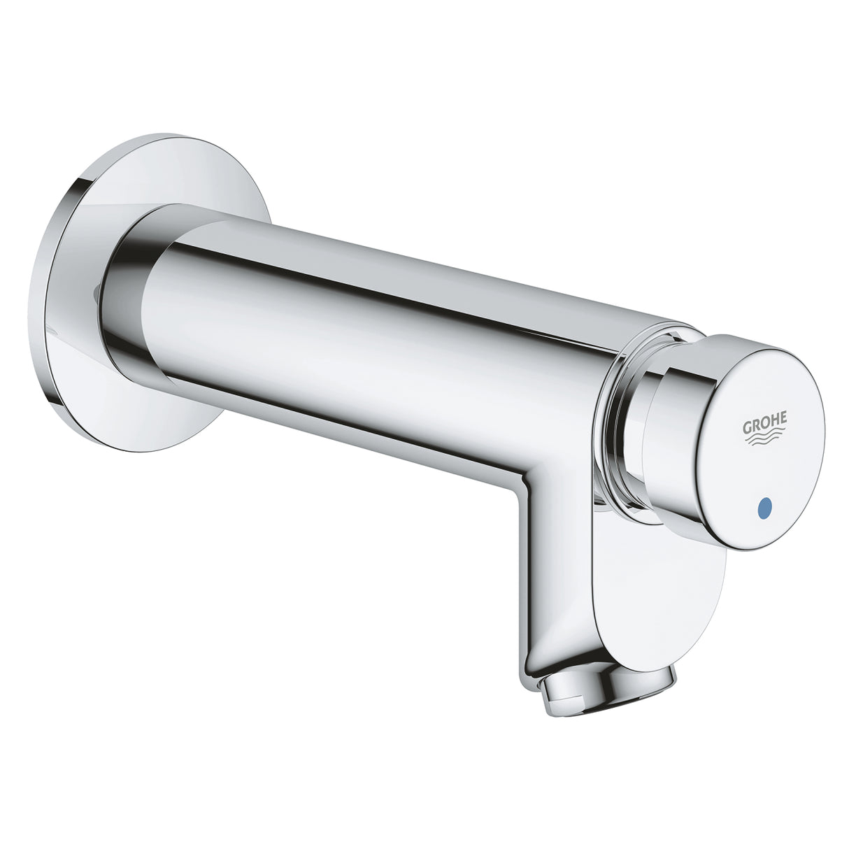 EUROECO CT WALL-MOUNT PILLAR TAP, SELF CLOSING  - GROHE-G2 -  ( CHROME - G2 - EUROECO - 0x0 mm - 0inchX0inch )