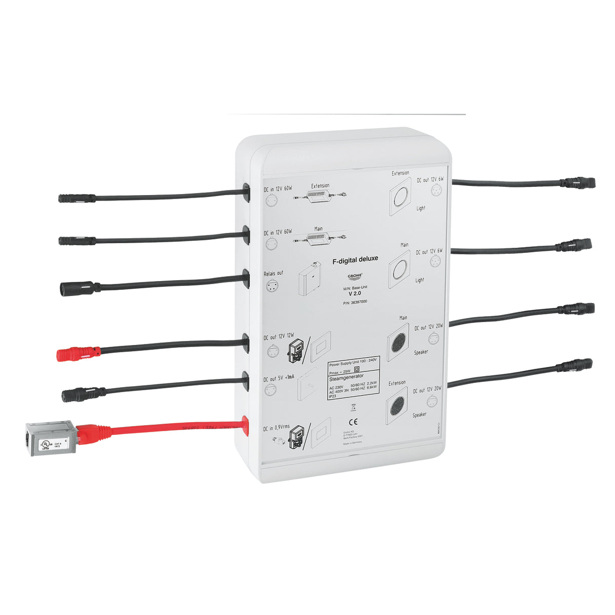 SPA BASE UNIT - GROHE -  ( CHROME - G7 - GROHE F-DIGITAL - 0x0 mm - 0inchX0inch )