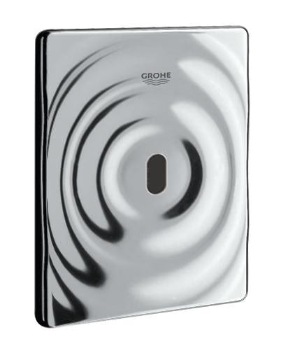 TECTRON SURF INFRARED URINAL FLUSH PLATE, 100- 230 V AC 6 V DC - GROHE -  ( CHROME - G4 - TECTRON - 144x116 mm - 5.76inchX4.64inch )