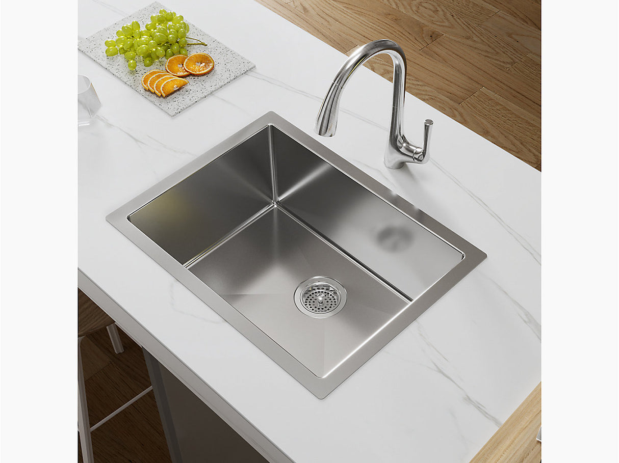 STRIVE SINGLE BOWL SS FABRICATED - KOHLER LUXURY -  (  - LUXURY - 600x450 mm - 24inchX18inch )