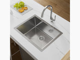 STRIVE SINGLE BOWL SS FABRICATED - KOHLER LUXURY -  (  - LUXURY - 600x450 mm - 24inchX18inch )