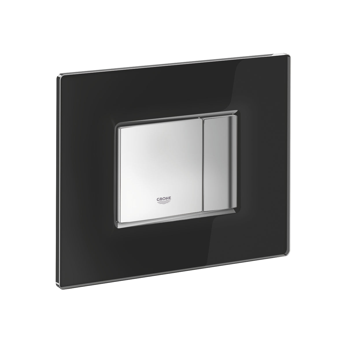 SKATE COSMOPOLITAN FLUSH PLATE, GLASS  - GROHE -  ( CHR/TITANIUM - G5 - SKATE COSMOPOLITAN - 0x0 mm - 0inchX0inch )