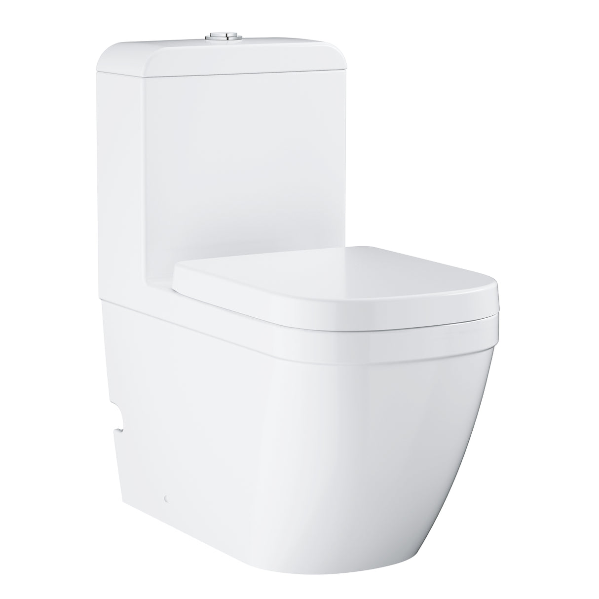 EUROCOSMO TOILET ONE PIECE RIMLESS WITH SEAT COVER - GROHE -  ( WHITE - G3 - EUROSMART - 0x0 mm - 0inchX0inch )