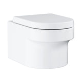 EUROCOSMO TOILET WALL-HUNG RIMLESS WITH SEAT COVER - GROHE -  ( WHITE - G4 - EUROCOSMO - 0x0 mm - 0inchX0inch )
