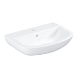BAU CERAMIC BASIN, WALL-HUNG 55CM - GROHE-G2 -  ( WHITE - G2 - BAUCONTEMPORARY - 553x386 mm - 22inchX16inch )