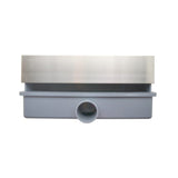 WALL CHANNEL DRAINER CENTRE HOLE - VIKING -  ( CHR -  - 276x125 mm - 11inchX5inch )