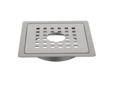 SS 2 IN 1 DRAINER SQUARE W/HOLE - VIKING -  ( MATT CHR -  - 0x125 mm - 0inchX5inch )