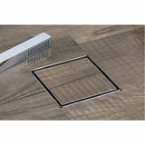 TILE MARBLE DRAINER SS 304 - VIKING -  ( CHR -  - 100x100 mm - 4inchX4inch )