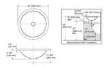 KALLOS UNDERCOUNTER GLASS LAV - KOHLER LUXURY -  ( ICE - LUXURY - 0x15 mm - 0inchX0.5inch )